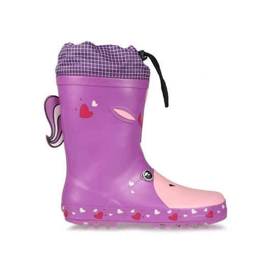 Dare 2B Childrens/Kids Mudplay Dinosaur Wellingtons (Unicorn/Red Orchre)