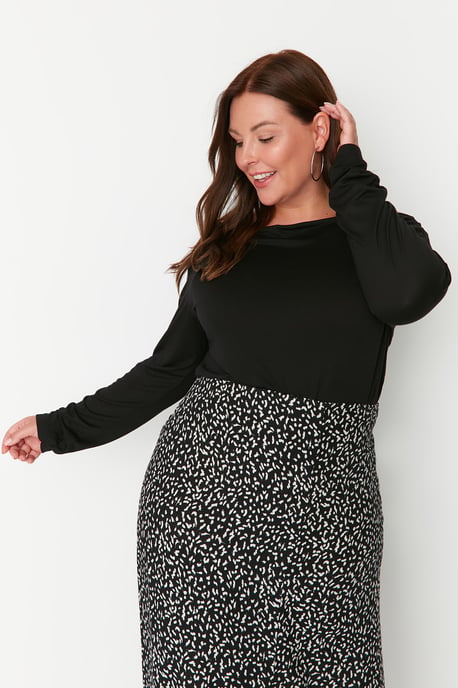 Trendyol Vrouw/Meisje Boothals Grote maten blouse - Image 3
