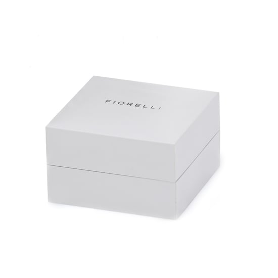 Fiorelli Silver Womens 925 Sterling Silver Wide Link Chain Charm Carrier Bracelet of Length 19cm