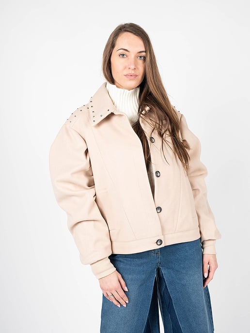 Silvian Heach jas Oversize Vrouw beige - Image 3