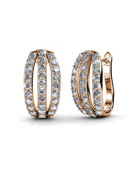 Elegante oorbellen - Oostenrijks kristal - Image 1