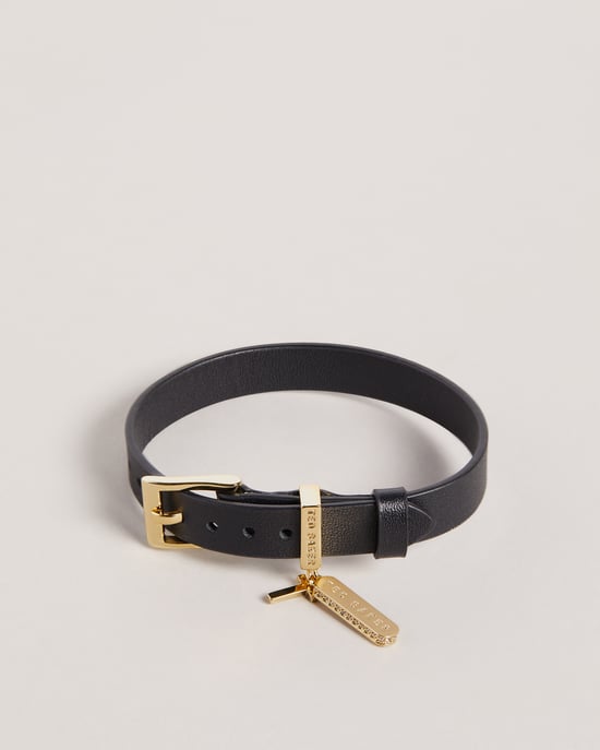 Ted Baker Brielli Tbj2991 Leather Bracelet, Black