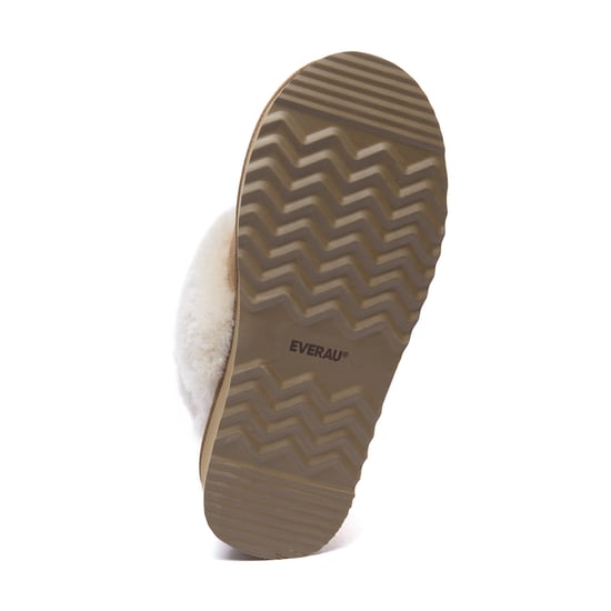EVER AU Australia Women Fantail Leather Slippers With Two Removable Straps