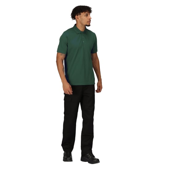 Regatta Mens Pro 65/35 Short-Sleeved Polo Shirt (Dark Green)