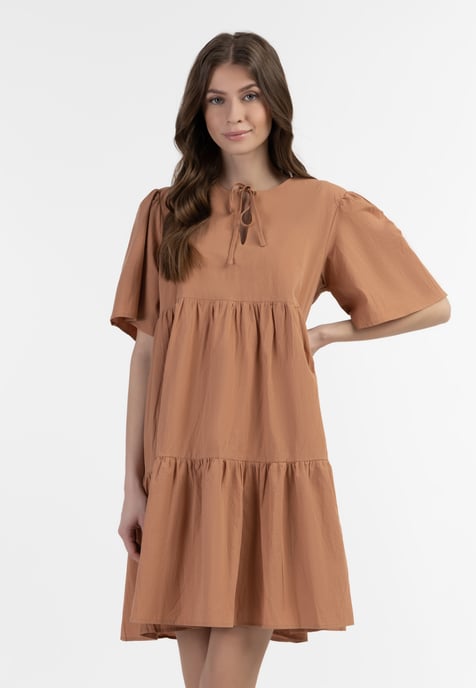 Dreimaster Jurk Dames lichte roest - Image 3