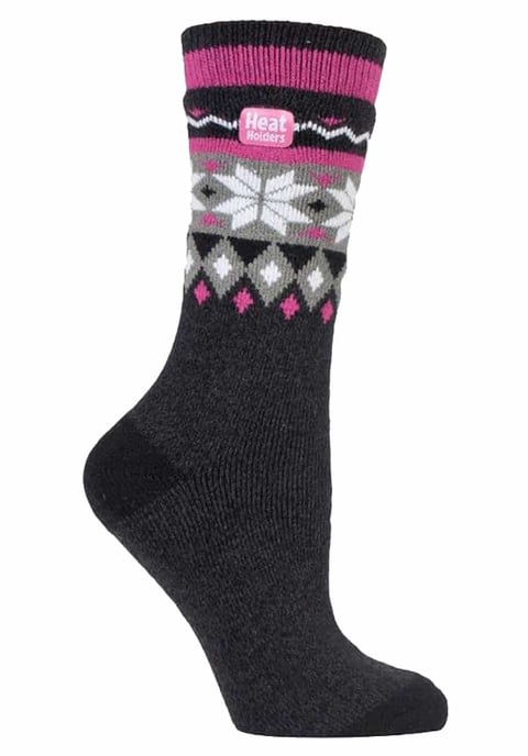 Heat Holders Thermische sokken met dun patroon voor dames - Rivington - Image 1