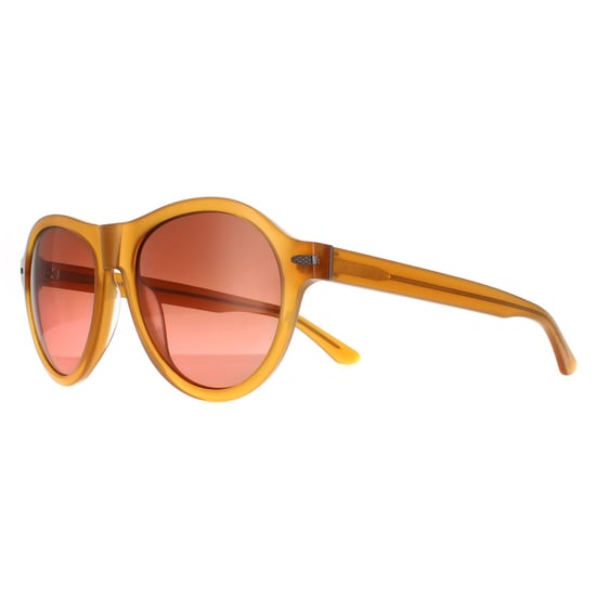 Serengeti Round Mens Shiny Honey Polarized Drivers Gradient Danby