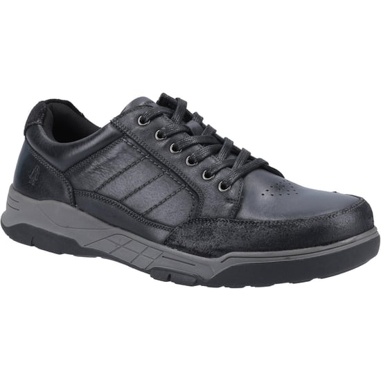 Hush Puppies Leren herenschoenen Finley (Zwart) - Image 1