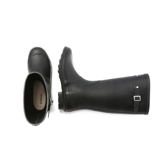 EVER AU Women Goose Tall Gumboots - Black