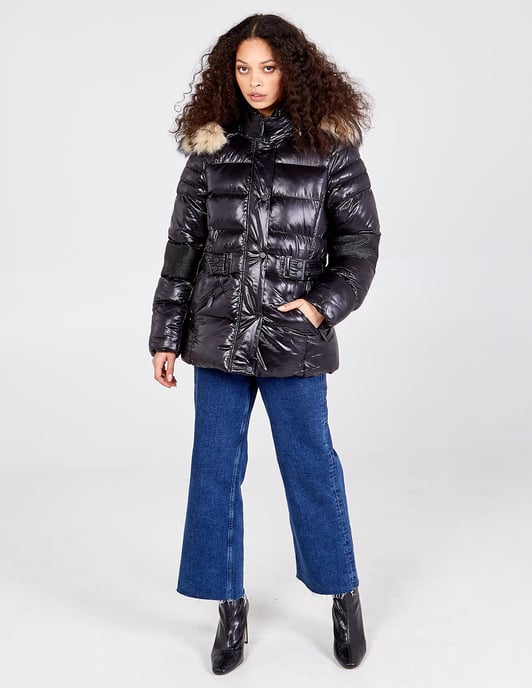 Faux puff puffer jas - Image 4