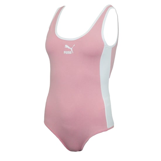 Puma Womens Classics T7 Bodysuit Tank Top Pink 579931 44