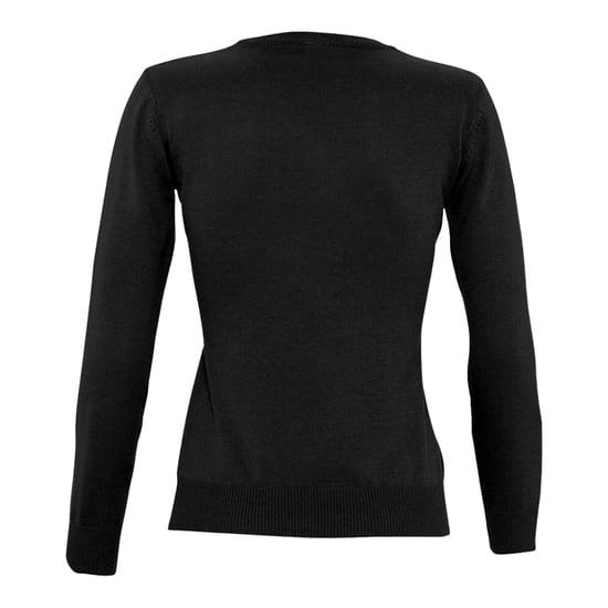 SOLS Dames/Dames Galaxy V Hals Sweatshirt (Zwart) - Image 2