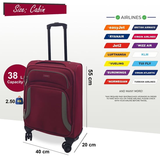 Soft 8 Wheel Luggage Light Travel Suitcases