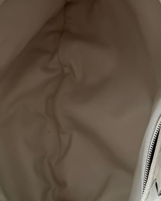 Bottega Veneta Large Jodie in White Lambskin Leather - Image 5