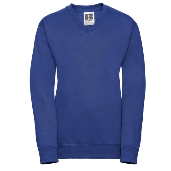 Russell Collection Sweatshirt met V-hals voor kinderen/Kinderen (Helder Koningsblauw) - Image 1