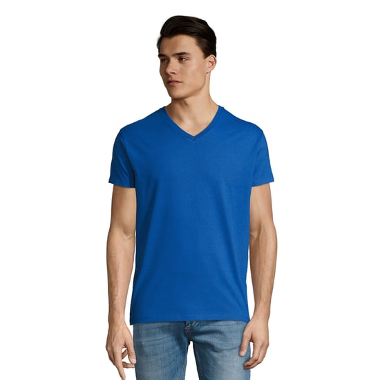 SOLS Heren Imperial V Hals T-shirt (Koningsblauw) - Image 5