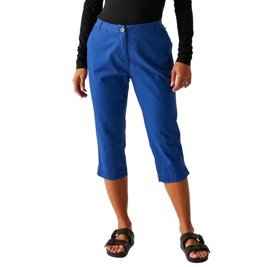 Regatta Dames/Dames Bayletta Capri Broek (Helderste blauw) - Image 4