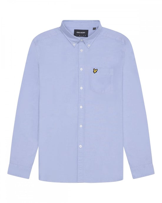 Lyle & Scott Heren Effen Oxford Overhemd - Image 1