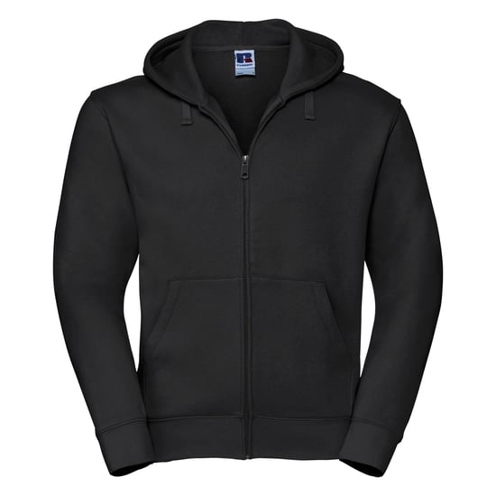 Russell Heren Authentieke Sweatshirt met volledige ritssluiting / Hoodie (Zwart) - Image 1