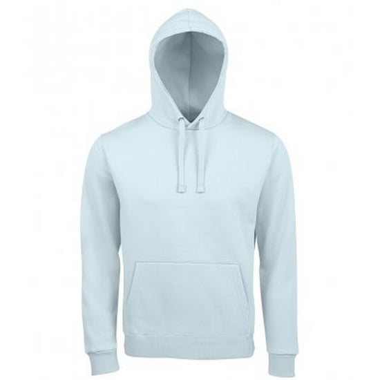 SOLS Unisex Volwassenen Spencer Hooded Sweatshirt (Romig Blauw) - Image 1