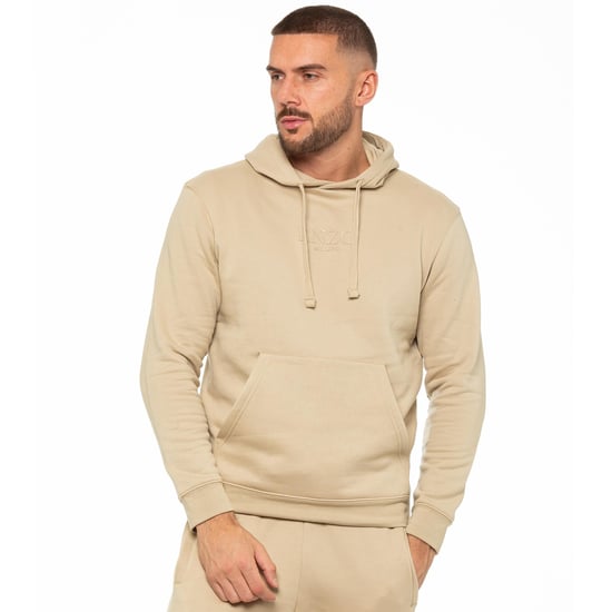 Enzo | Mens Pullover Hoodie - Stone