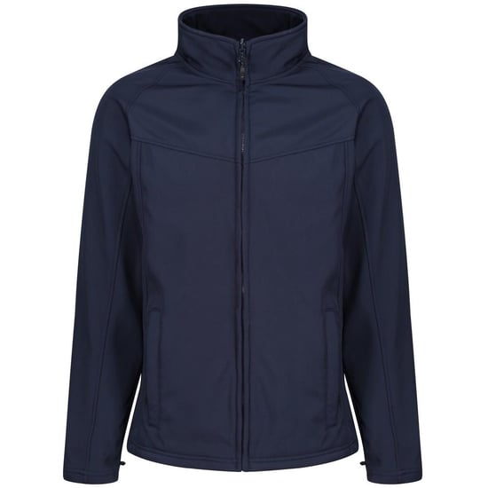 Regatta Uproar Mens Softshell Wind Resistant Fleece Jacket (Navy/Navy)