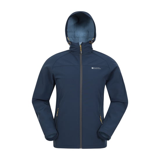 Mountain Warehouse Heren Exodus Waterdichte Soft Shell Jas (Blauw) - Image 1