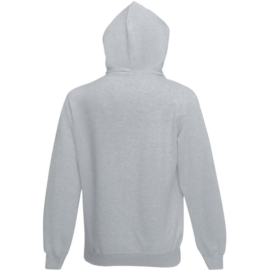 Fruit Of The Loom Heren Sweatshirt Met Capuchon / Hoodie (Heather Grijs) - Image 2