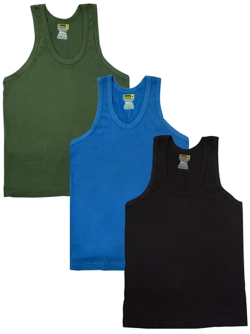 Enzo | Mens Vests 3 Pack - Randomly chosen colours