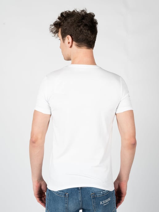 Iceberg T-Shirt C-Neck Mannen Wit - Image 4