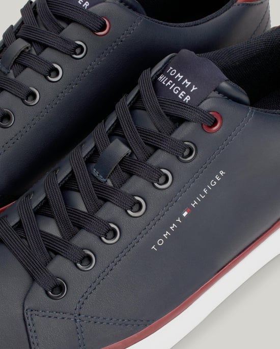 Tommy Hilfiger TH Essential Core Heren Vulkaniserende Leren Sneakers - Image 2