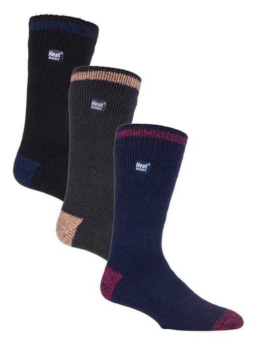 Heat Holders3 paar thermo herensokken voor de winter - Block Twist - Image 1