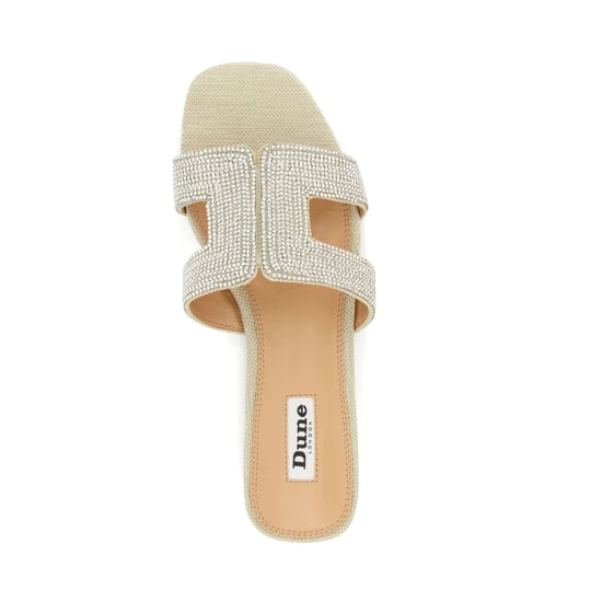 Dune Loupe Synthetische Zilveren Sandalen Voor Dames - Image 4
