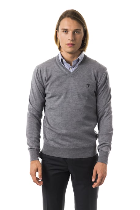 Uominitaliani Men's Gri Sweater