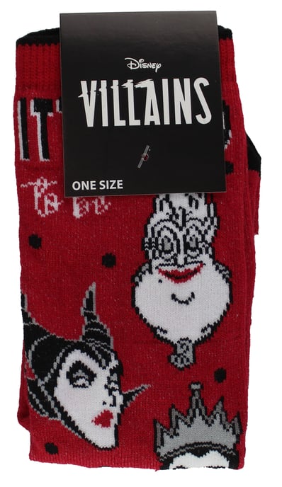 Disney Slechteriken Sokken voor Vrouwen | Casual Noviteit Dressokken | Disney Cadeaus voor Haar - Slechteriken - Image 2