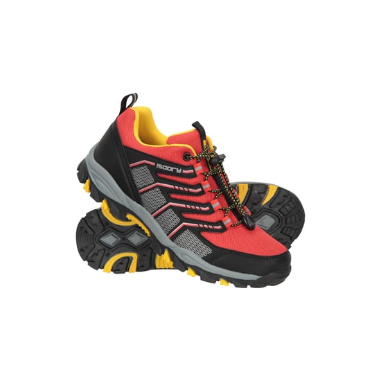 Mountain Warehouse Kinderen/Kinderen Bolt Waterdichte Trainers (Donkerrood) - Image 1