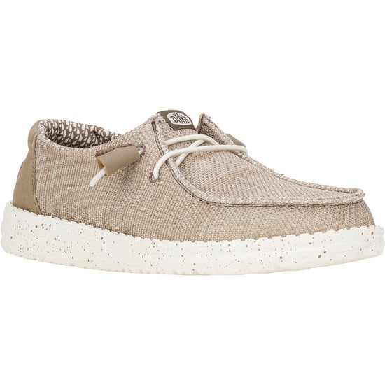 HEYDUDE Wendy Stretch Mesh Polyester Vrouwen Walnoot Loafers - Image 1