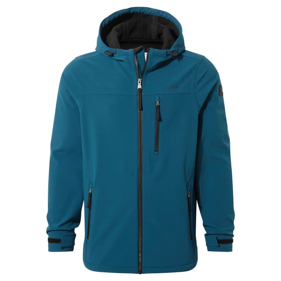Retner Mens Softshell Hooded Jacket - Marine Blue