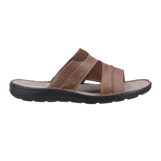 Hush Puppies Heren Archer Leren Muiltjes (Tan) - Image 1