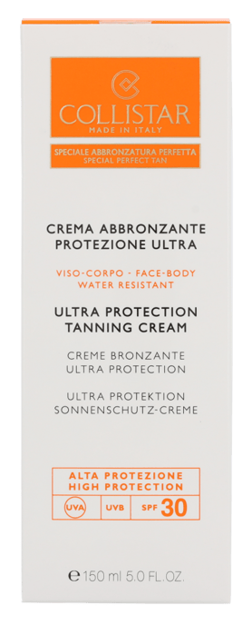 Collistar Ultra Protection Tanning Cream SPF 30 150ml. - Image 2