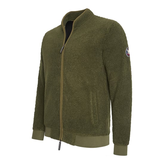 Cappuccino Italia Sweaters Sherpa Fleece Vest Green