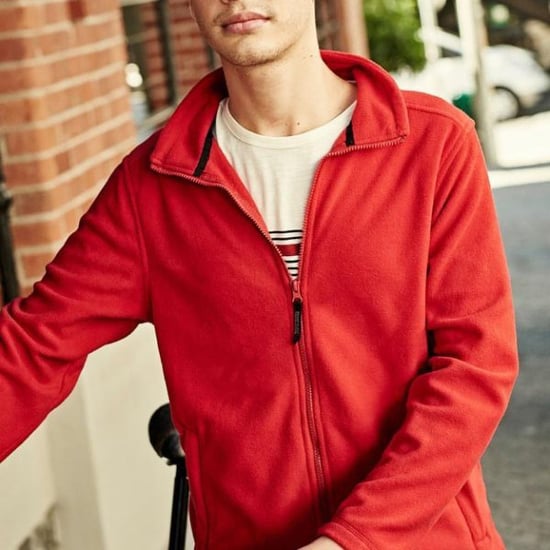 Regatta Mens Plain Micro Fleece Full Zip Jacket (Layer Lite) (Classic Red)