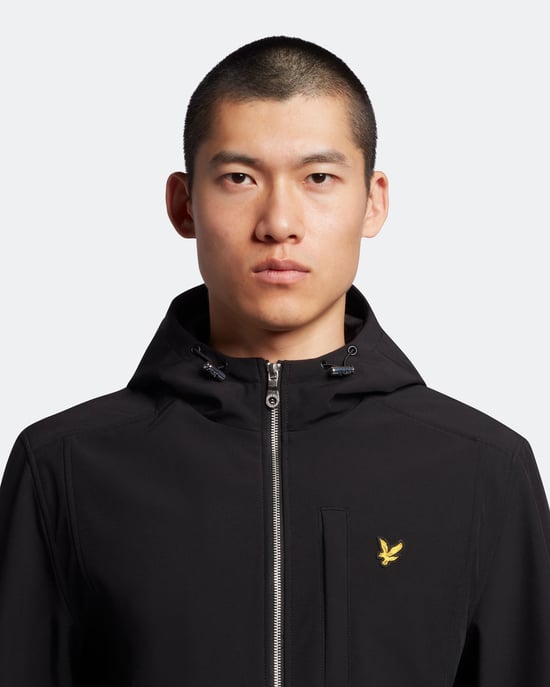 Lyle & Scott Jas zomer Softshell Jacket Zwart - Image 4