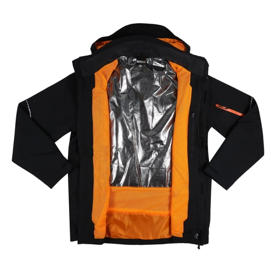 Regatta Mens X-Pro Exosphere II Softshell Jacket (Black/Magma Orange)