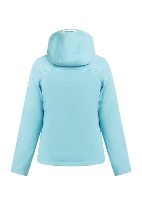 Schmuddelwedda softshell jas Dames DONKER AQUA-280 - Image 5