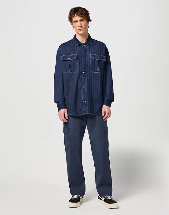 GB - Wrangler - CASEY JONES UTILITY SHIRT INDIGO
