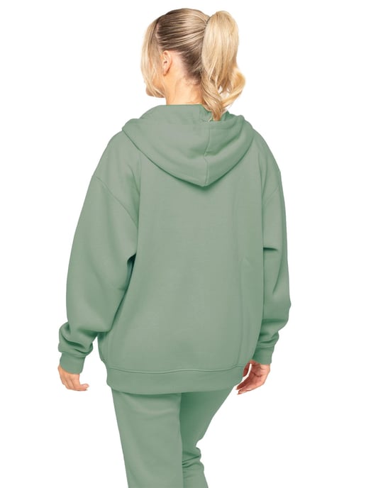 Enzo | Womens Oversized Zip Up Hoodie - Image 3