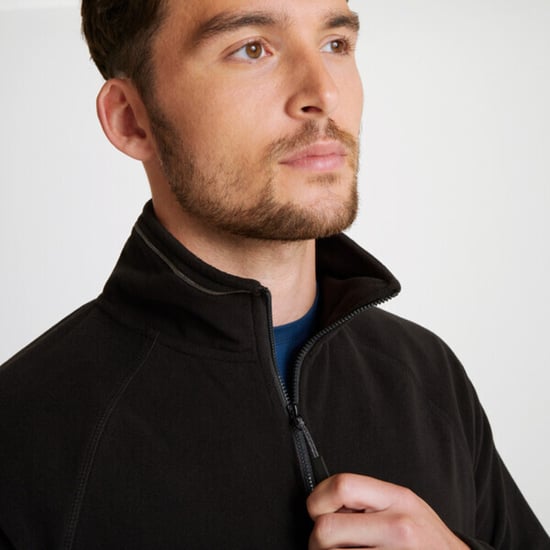 Craghoppers Mens Expert Corey 200 Half Zip Fleece Top (Black)