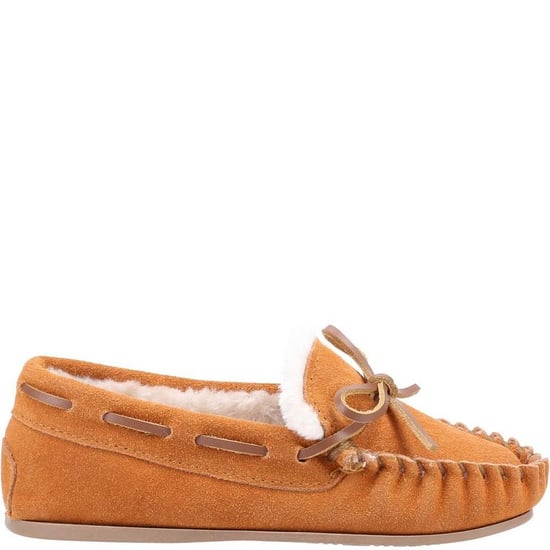 Hush Puppies Kinderen/Kinderen Addison Suède Slippers (Tan) - Image 3