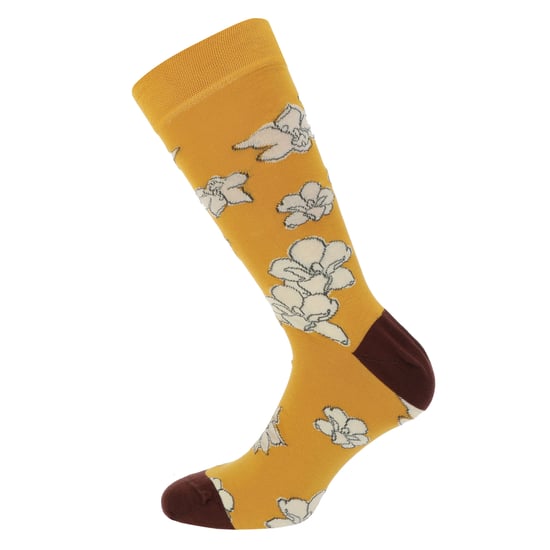 Men's Ted Baker Britesk Bright Floral Sock in Yellow
